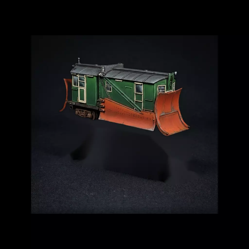 Railway Snow Plow for Layouts Printable STL 3D print model