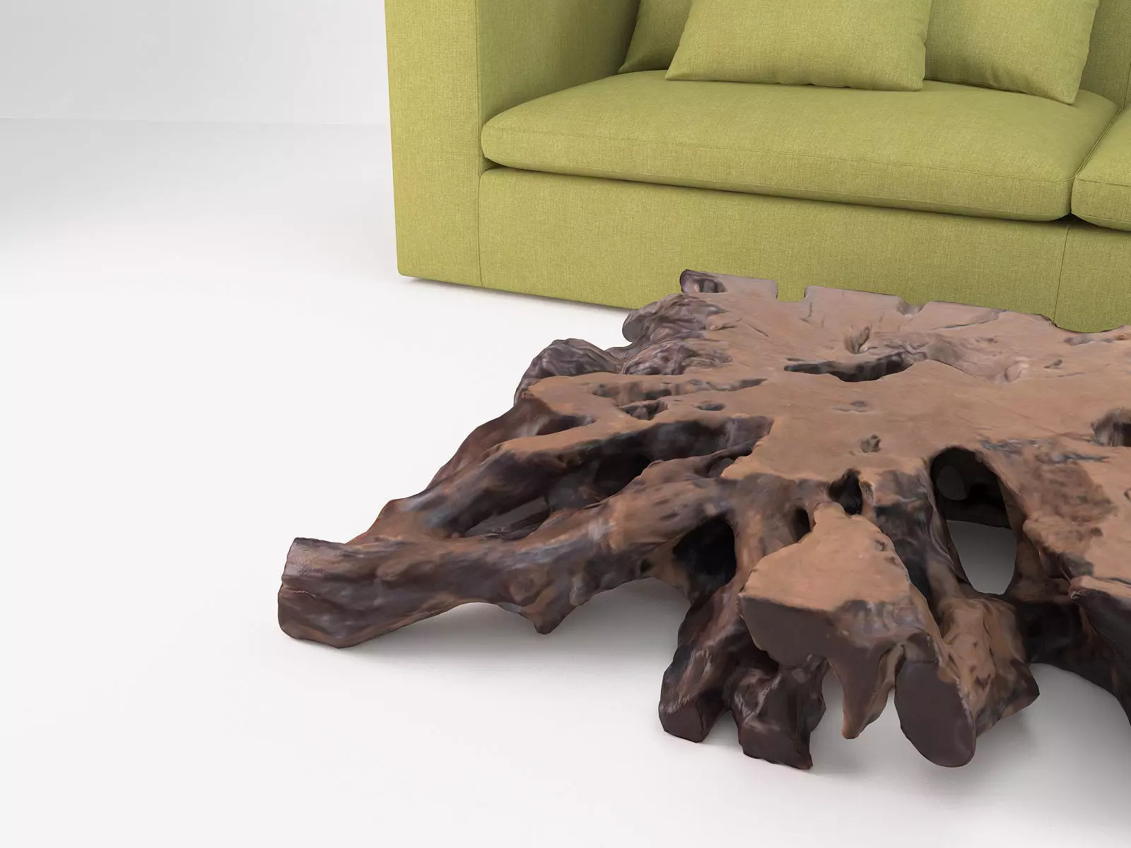 Burnt Coffee Table 3D model_3