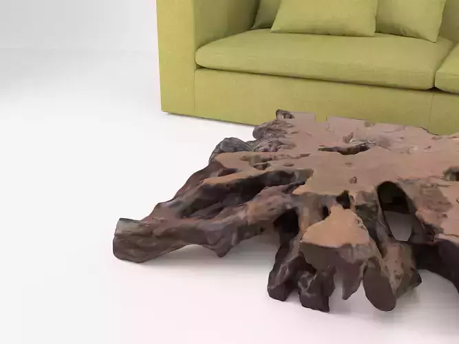 Burnt Coffee Table