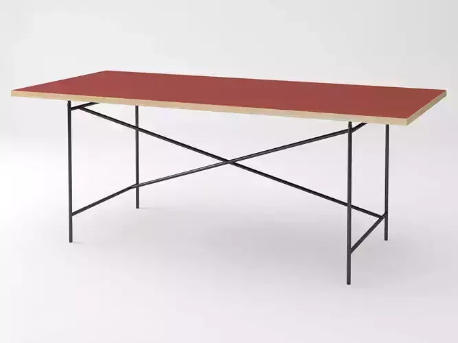 Eiermann table with top and legs