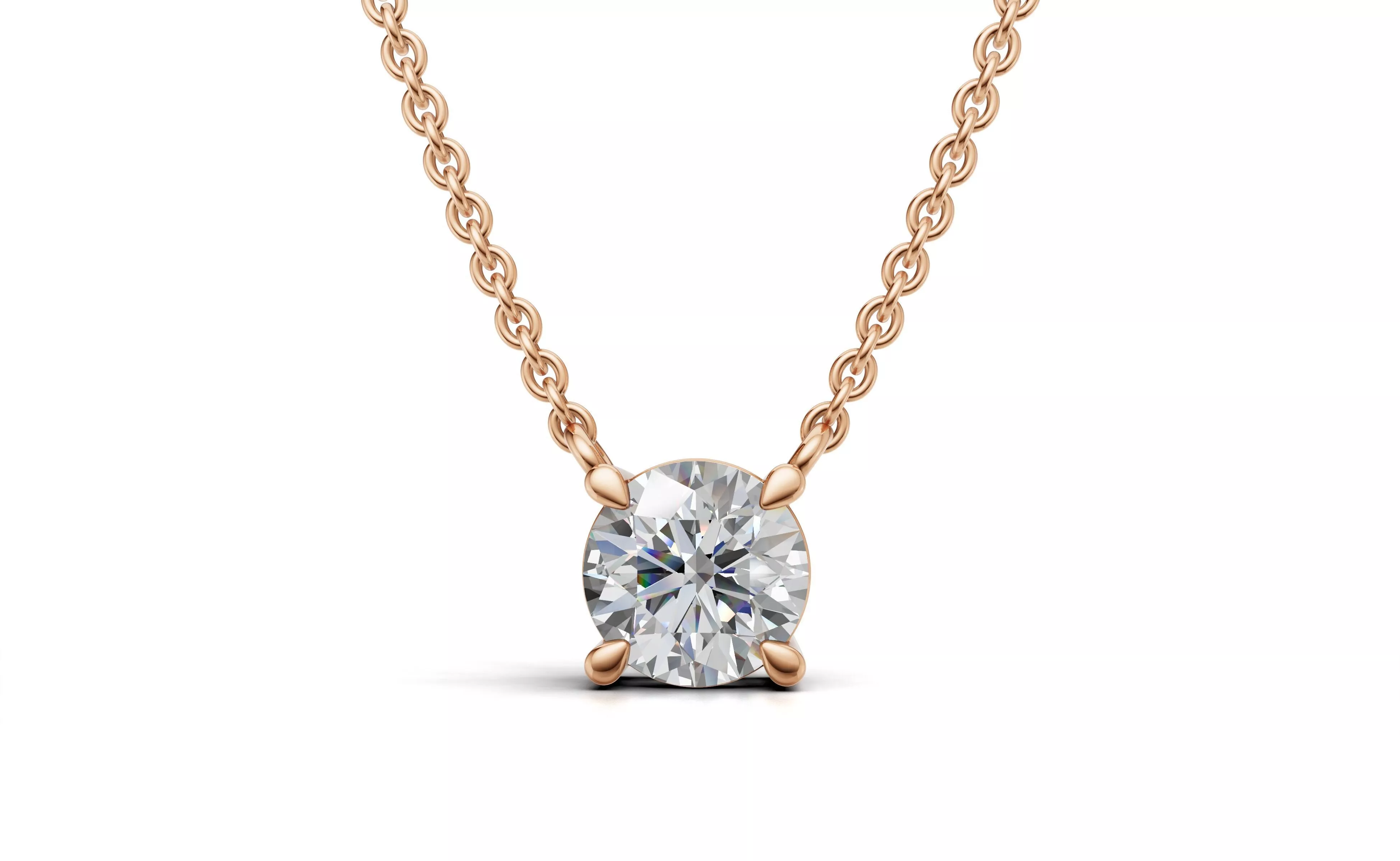 AV 770 Round Solitaire Pendant 3D print model