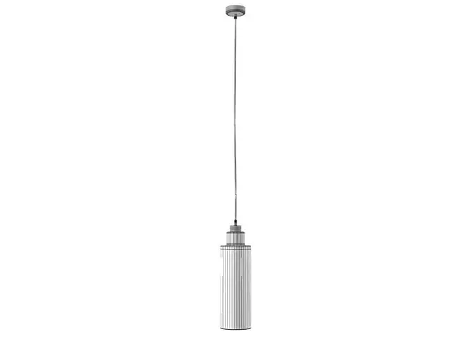 Empire two glass pendant lights hanging from metal rod