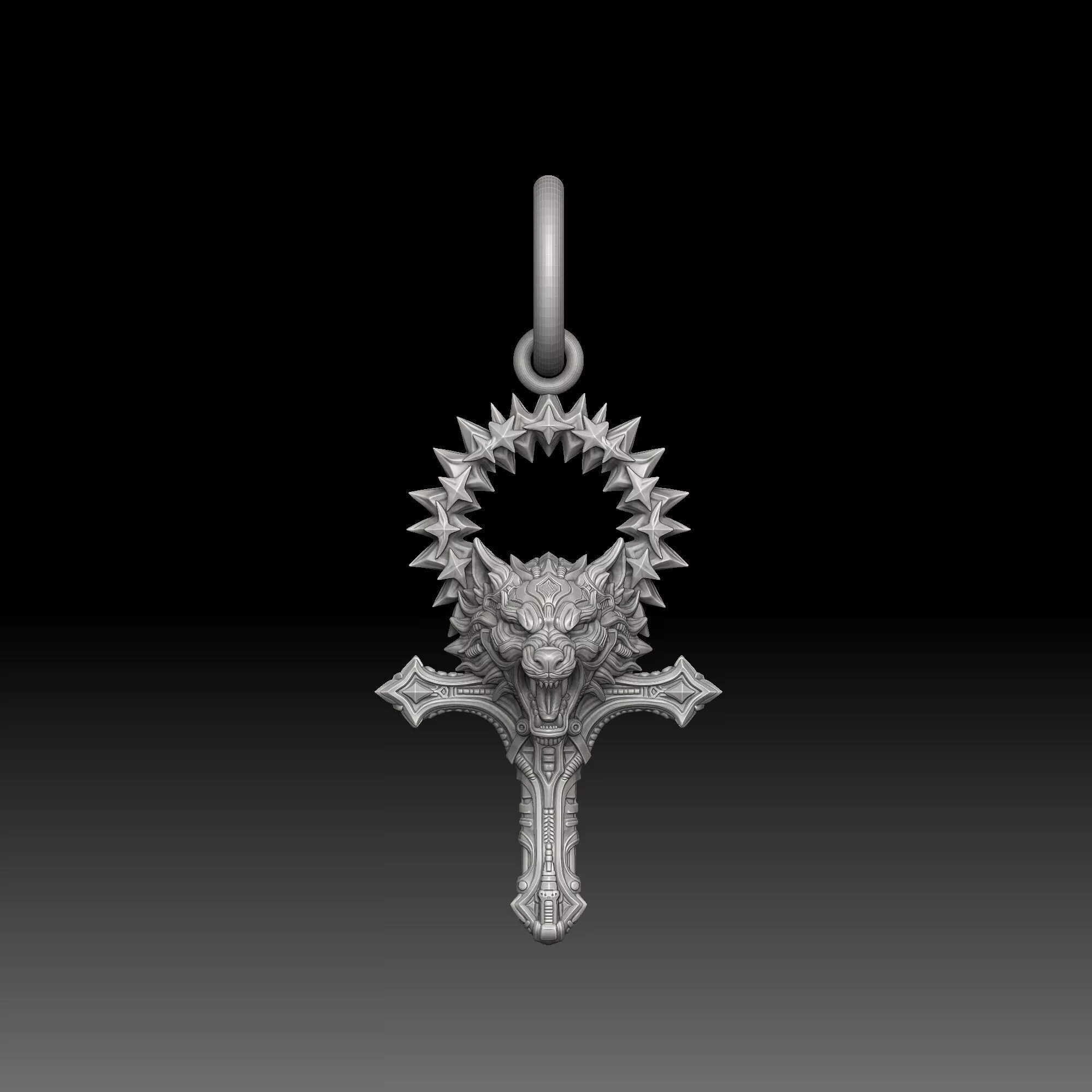 Fate Destiny Symbols - one inch pendant 3D print model