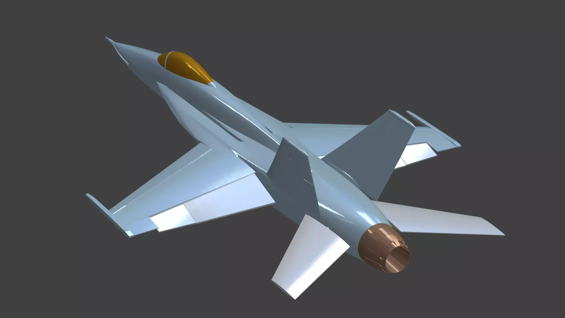 YF-17 Design Northrop P-610 3D print model