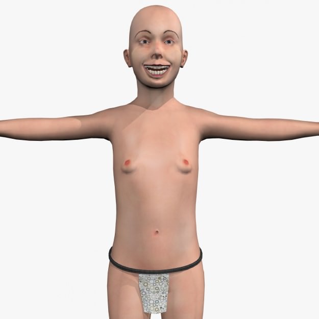 Fantasy Boy A30 3D model_1