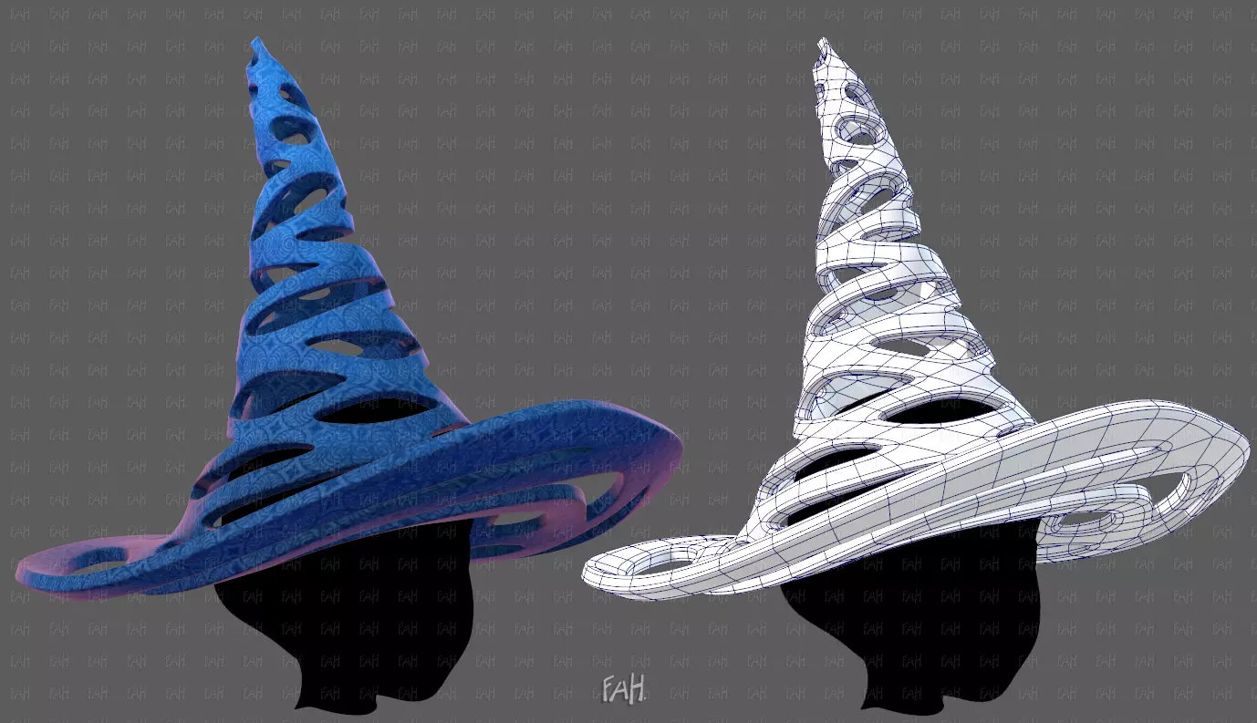 Cap V91 Low-poly 3D model