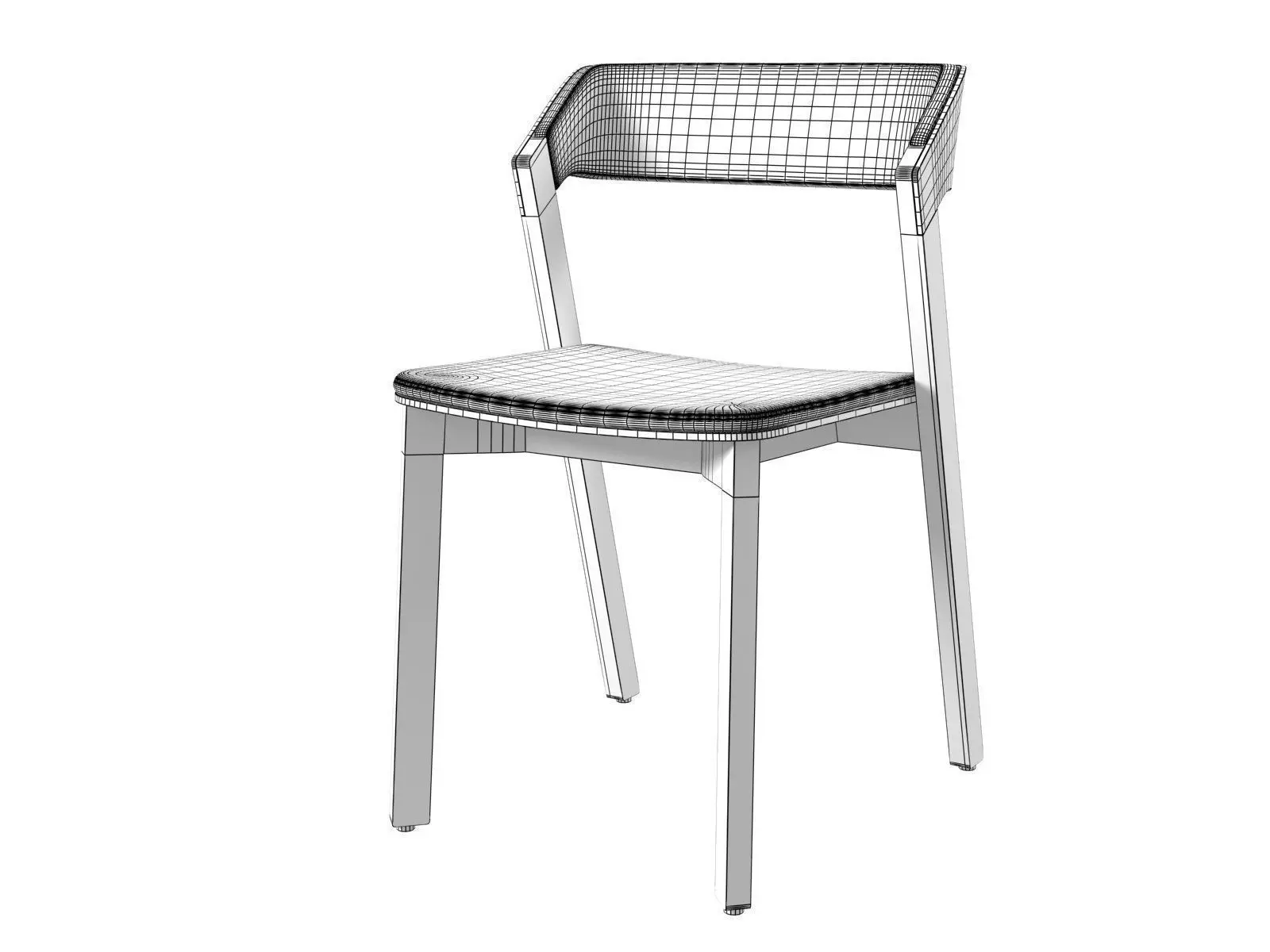 Merano Chair 3D model_5