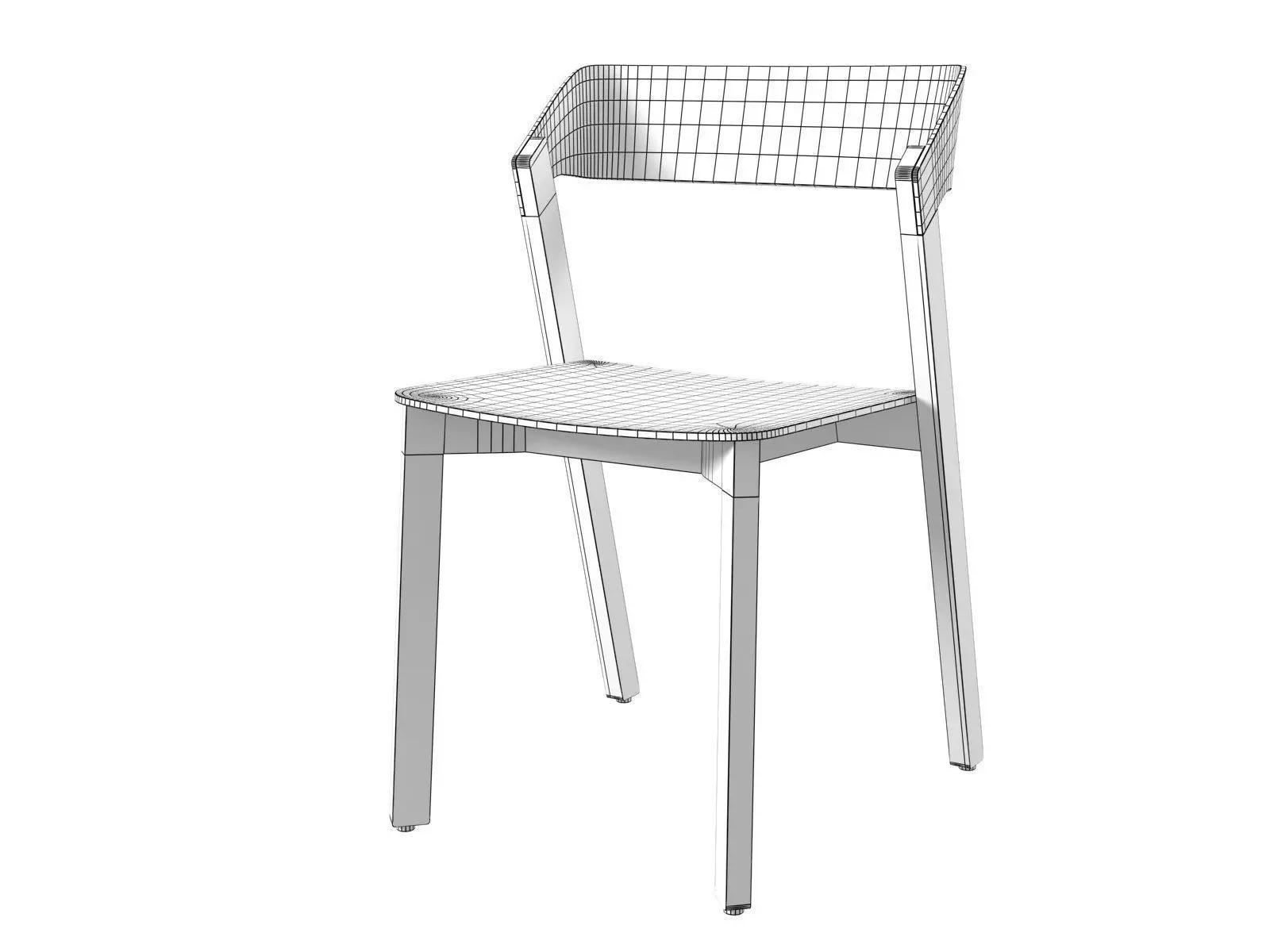 Merano Chair 3D model_6