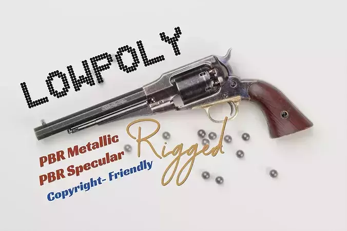 m1858 Percussion Revolver - Standard