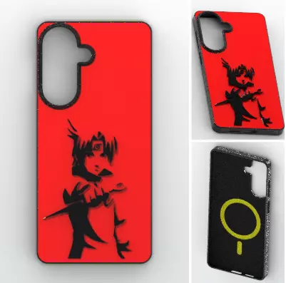 Magnetic A57 5G Camera Guard Case 3D print model