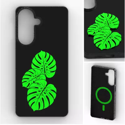 Tropical Leaf Magnetic A57 5G Case 3D print model