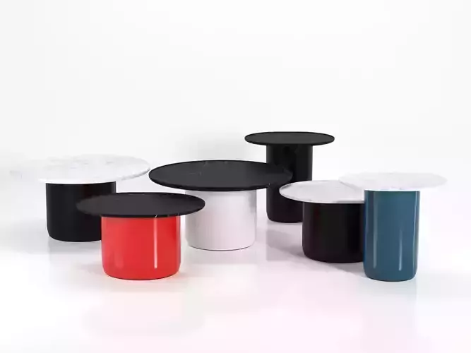 Button Tables 3D model