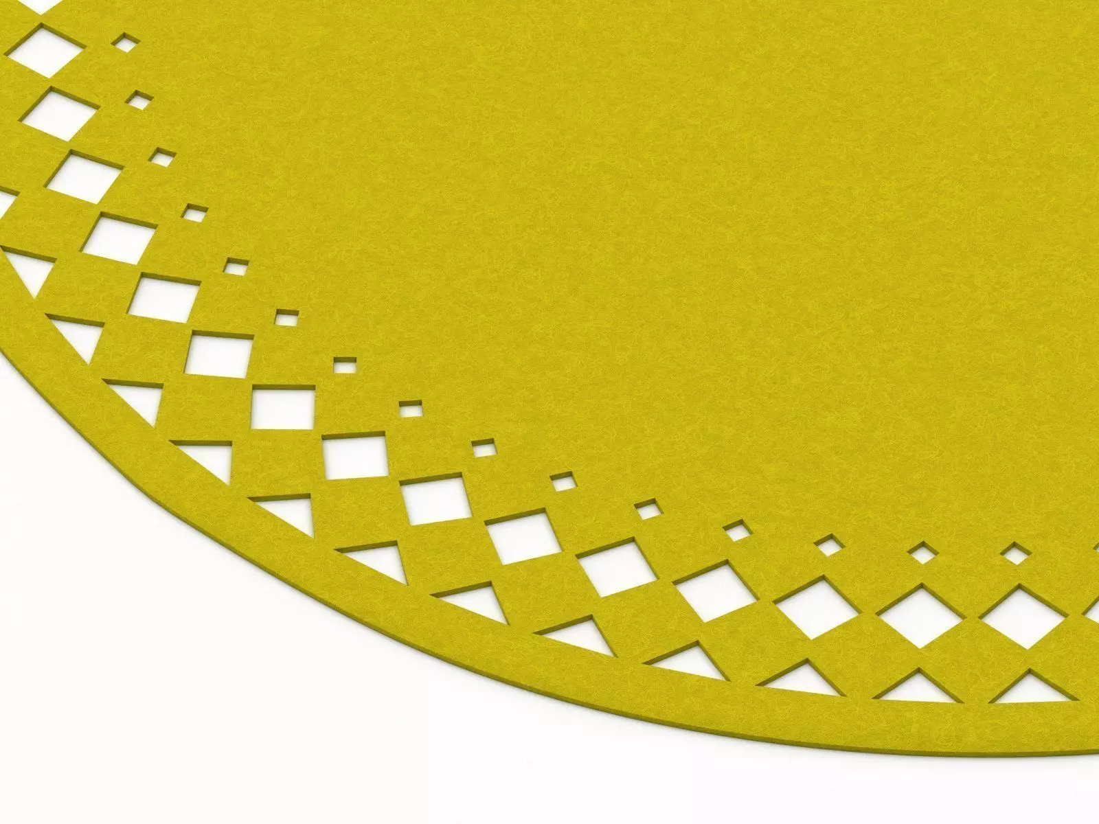 Rana placemat with holes in it 3D model_3