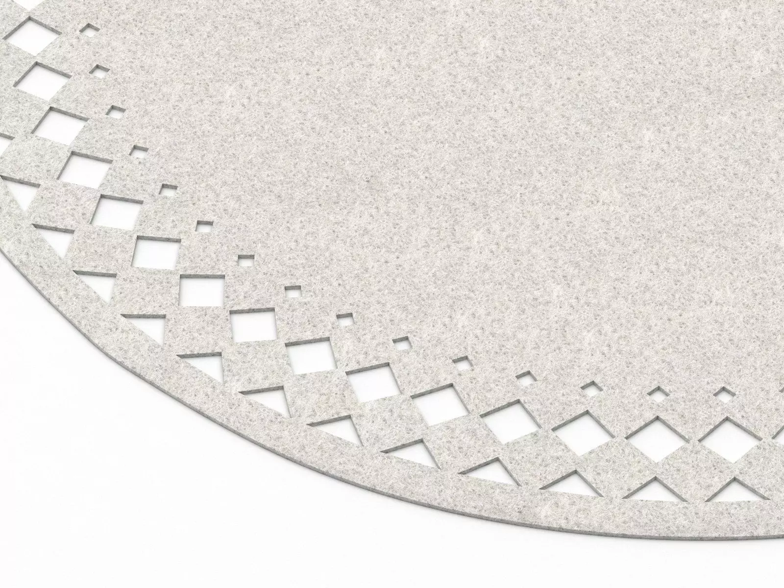 Rana placemat with holes in it 3D model_1