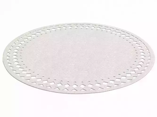 Rana placemat with holes in it