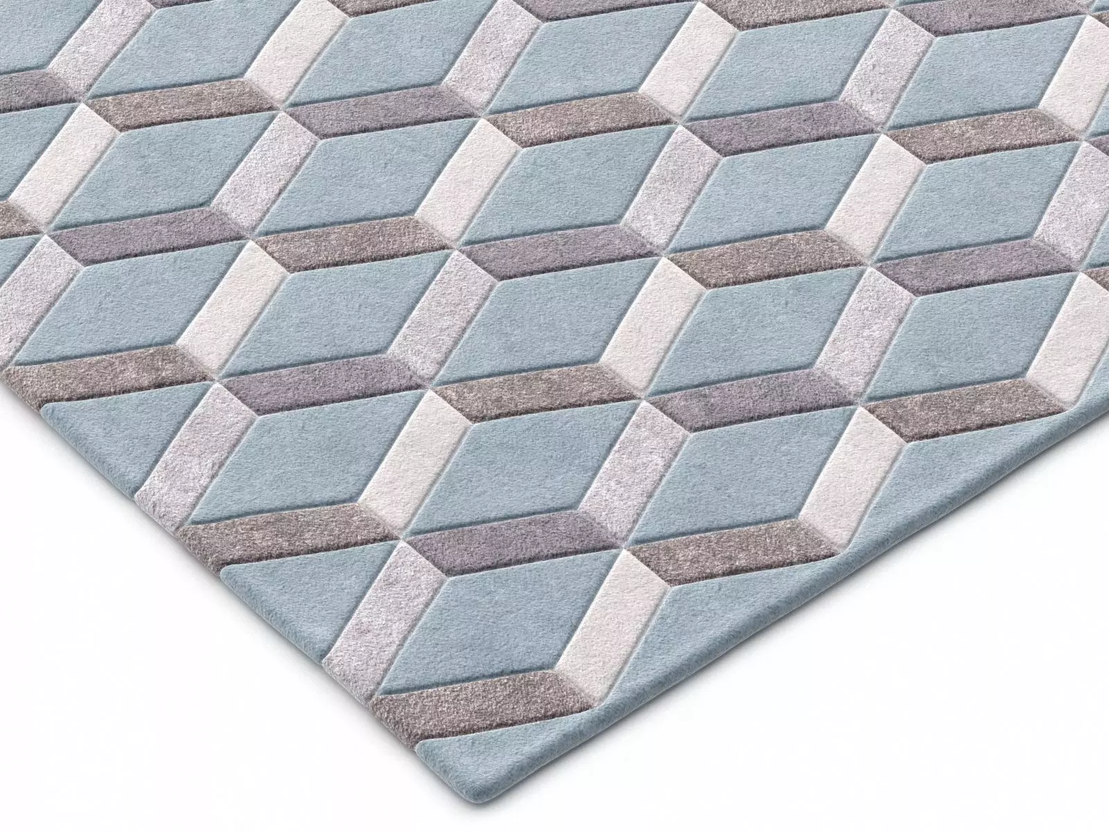 Nevio Pure Wool Rug 3D model_1