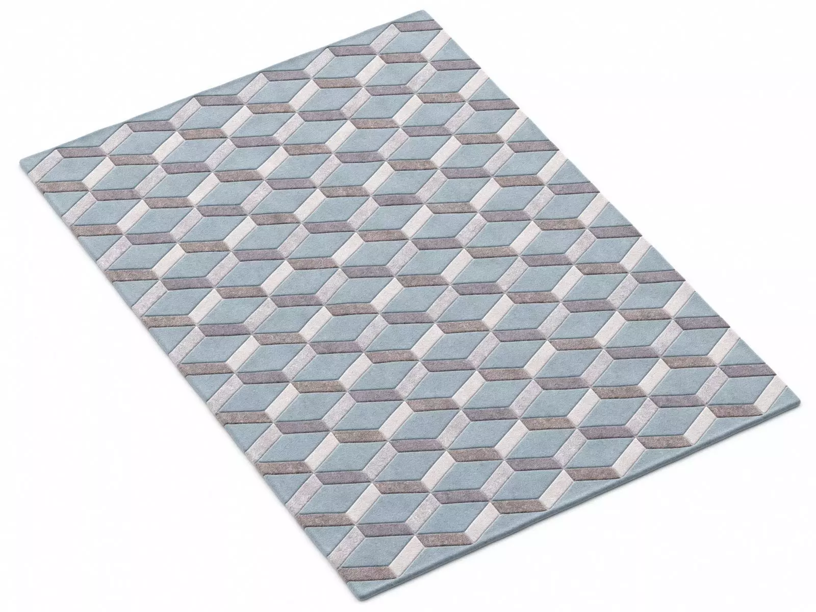 Nevio Pure Wool Rug 3D model_2