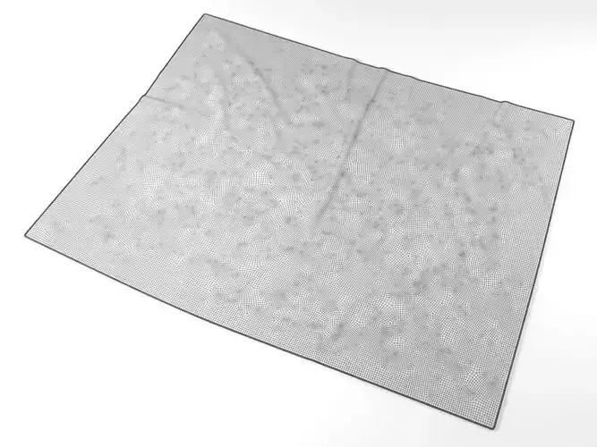 Mosaic Triangles Wool Dhurrie