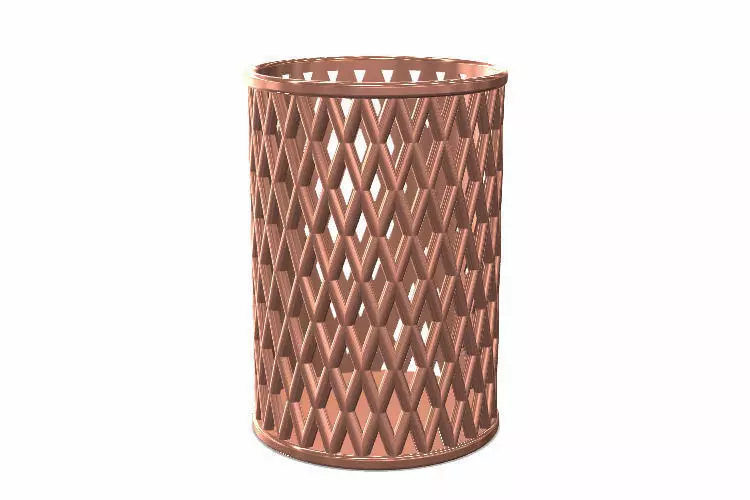 Desk Bin 3D print model_0