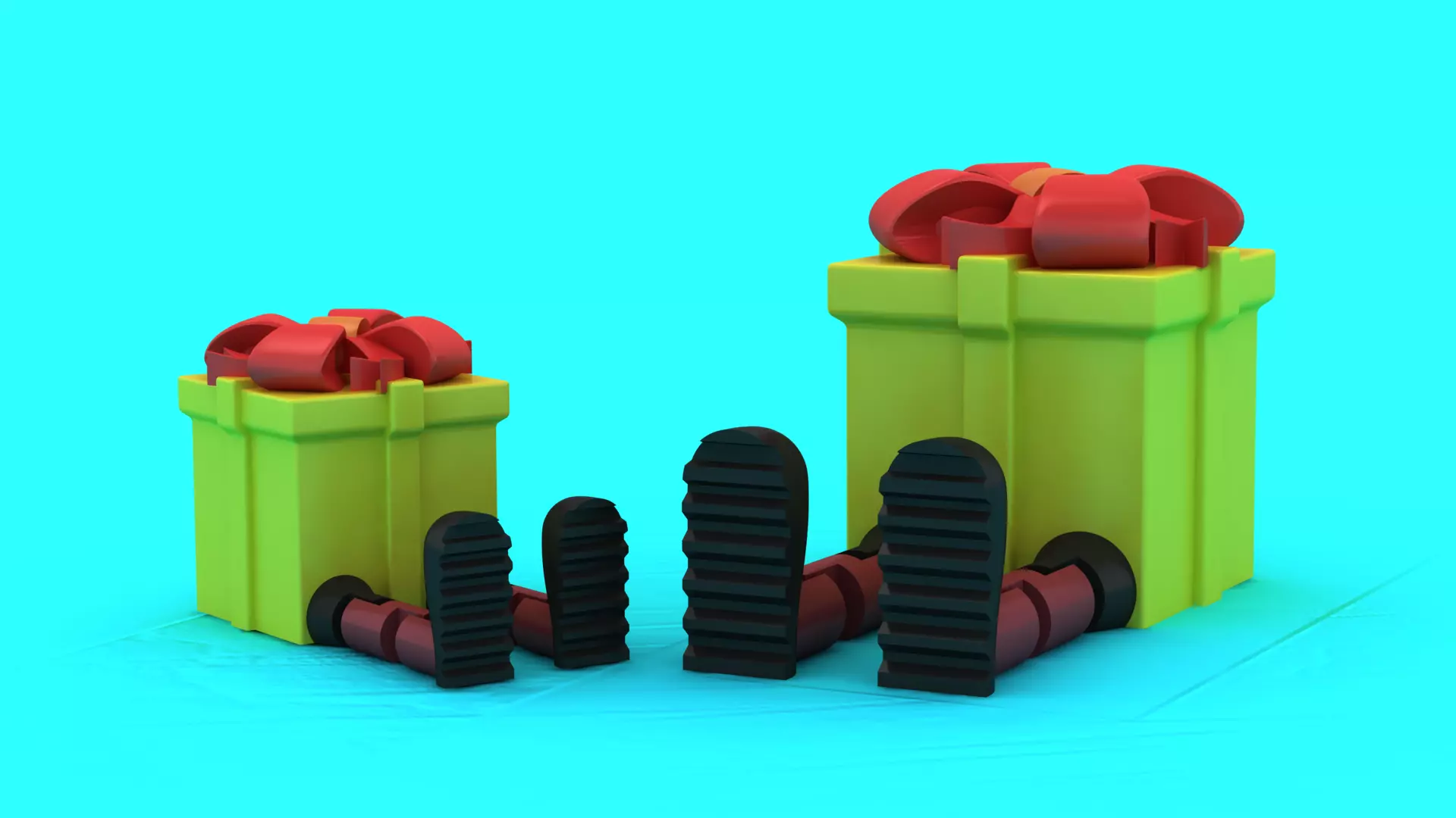 Funny Gift Box 3D print model