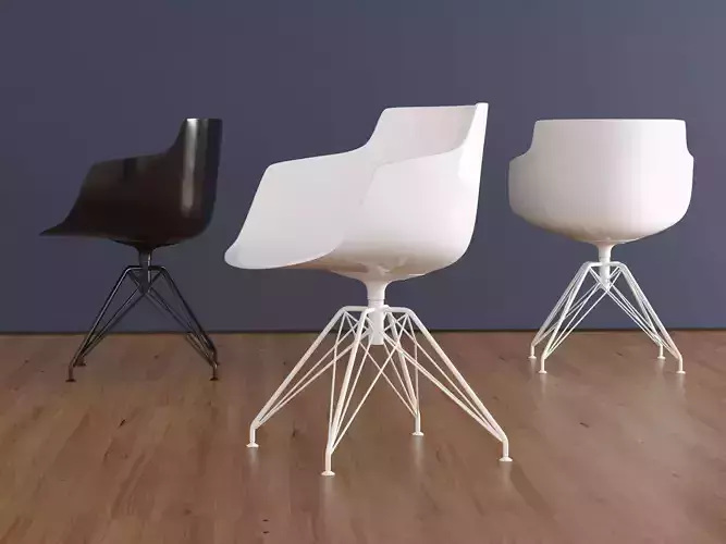 Flow Armchair 4-legged LEM