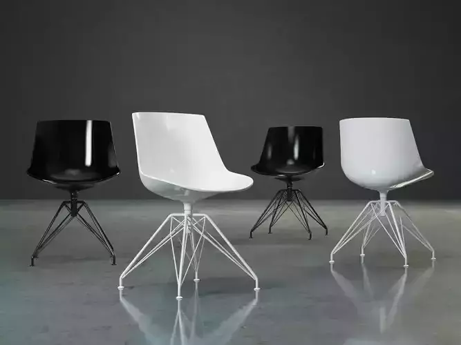 Flow Chair 4-legged LEM