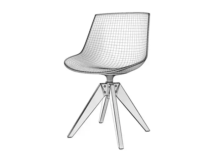 Flow Chair VN 4-legged oak