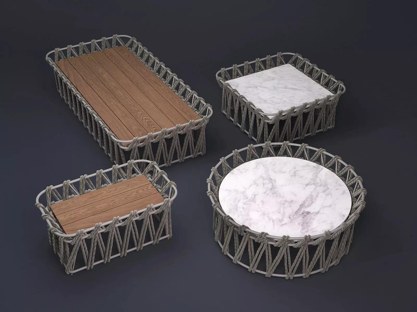 Butterfly Tables 3D model_1