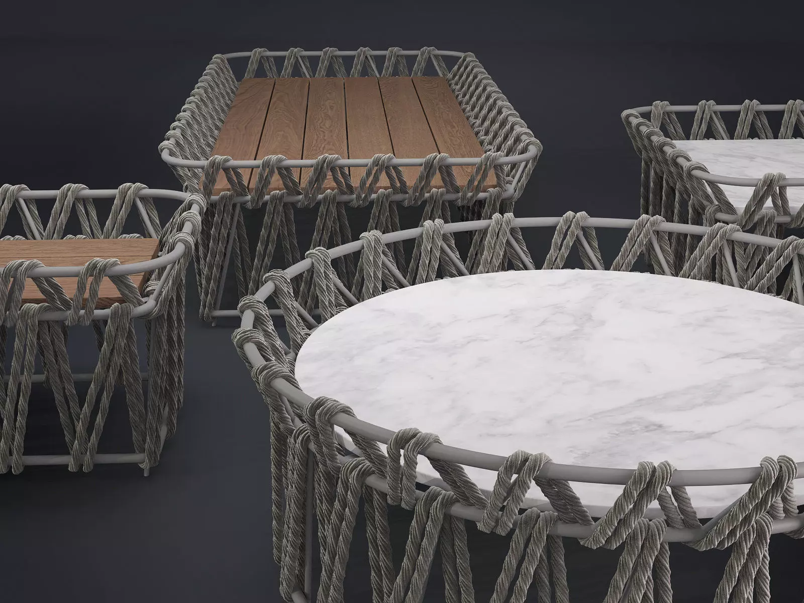 Butterfly Tables 3D model_2