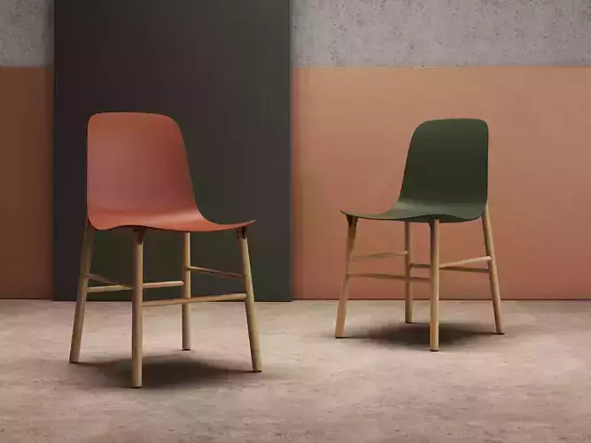 Sharky bar chair 3D model