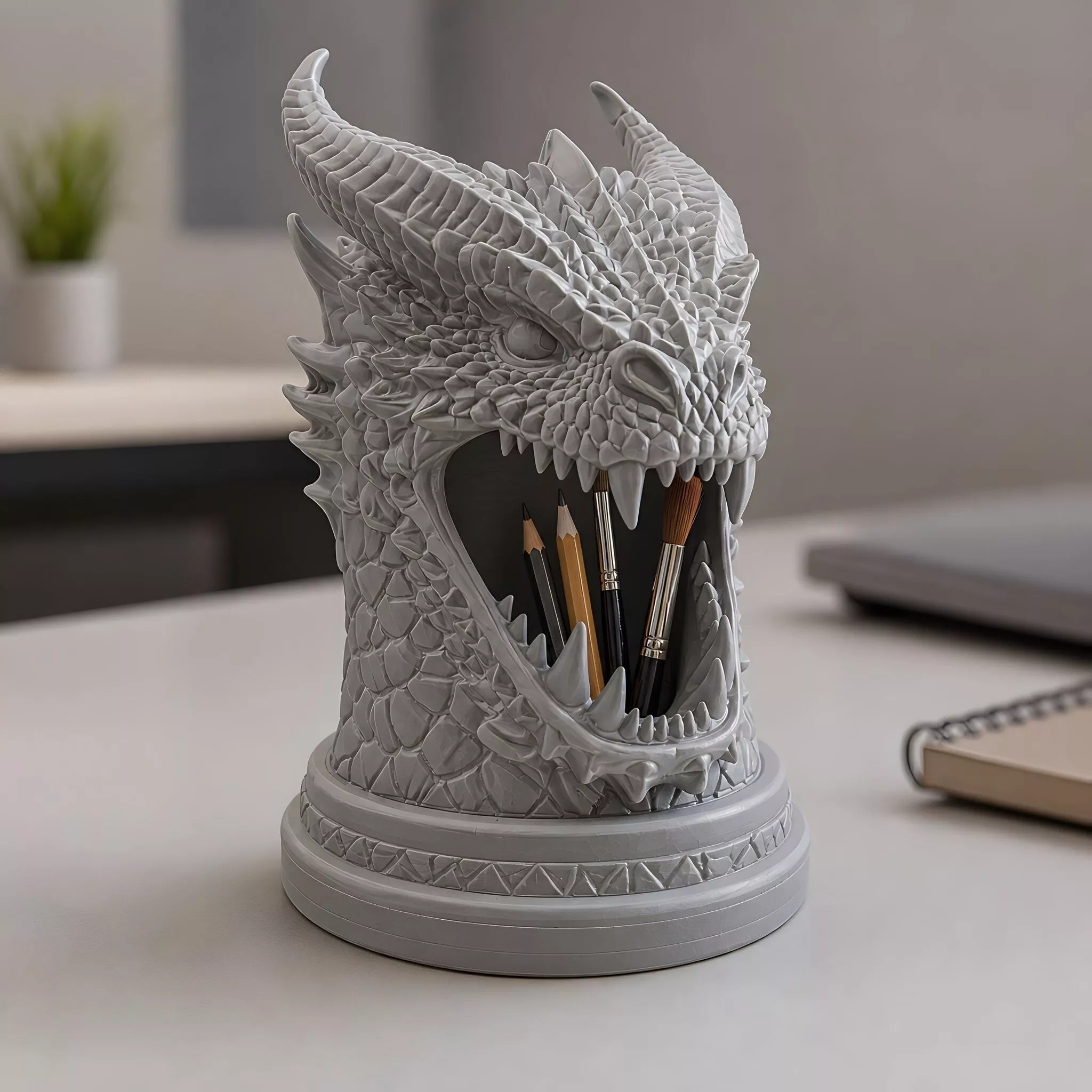 Dragon Desk Organizer 3D Printable Model 3D print model