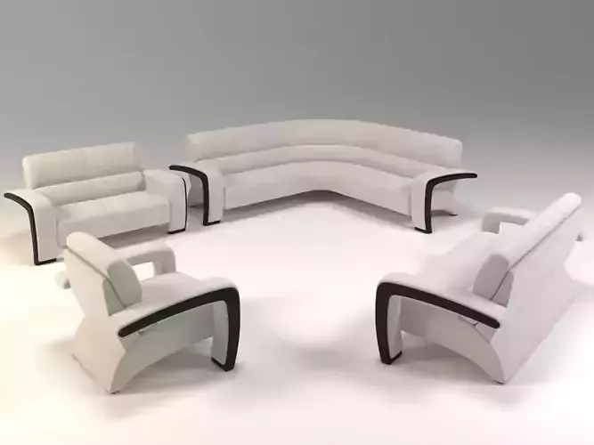 Sofa set in circle