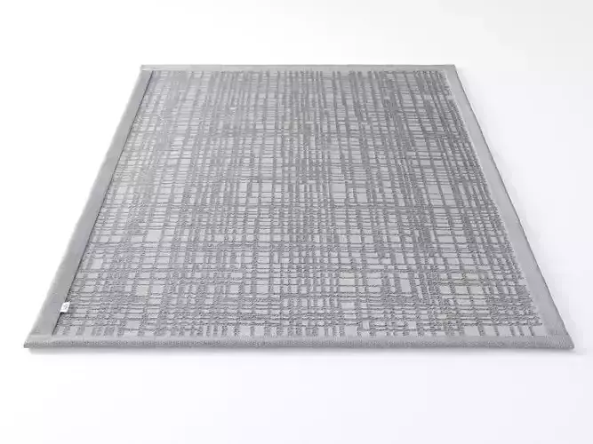 Graficule checkered rug