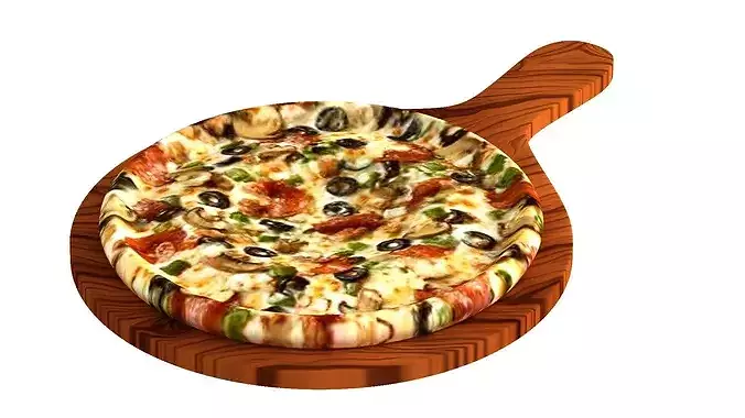 Supreme Pizza 3D model
