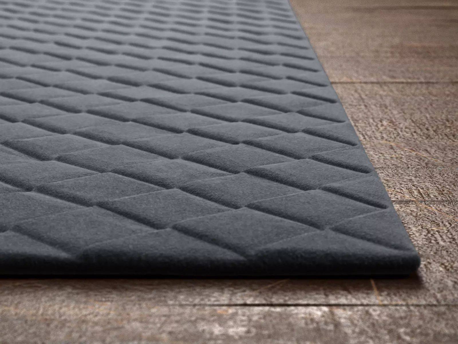 Avila checkered mat 3D model_0