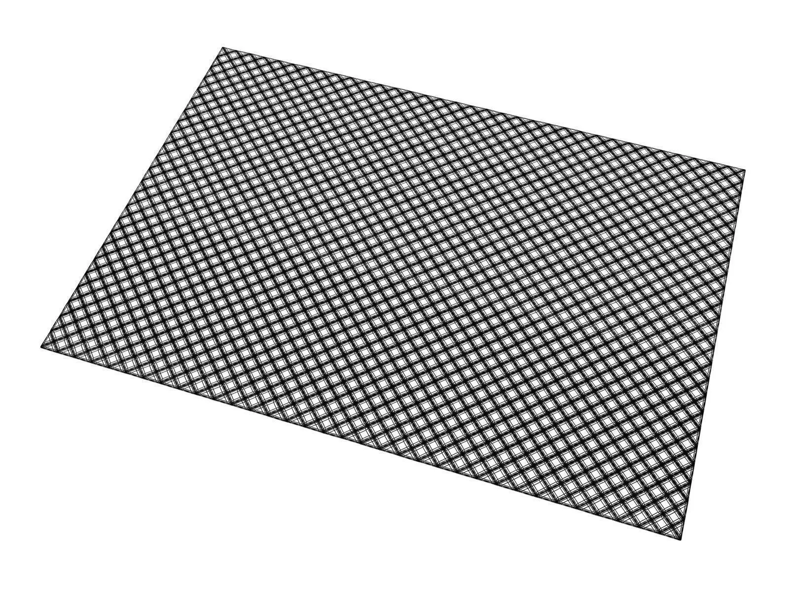 Avila checkered mat 3D model_3