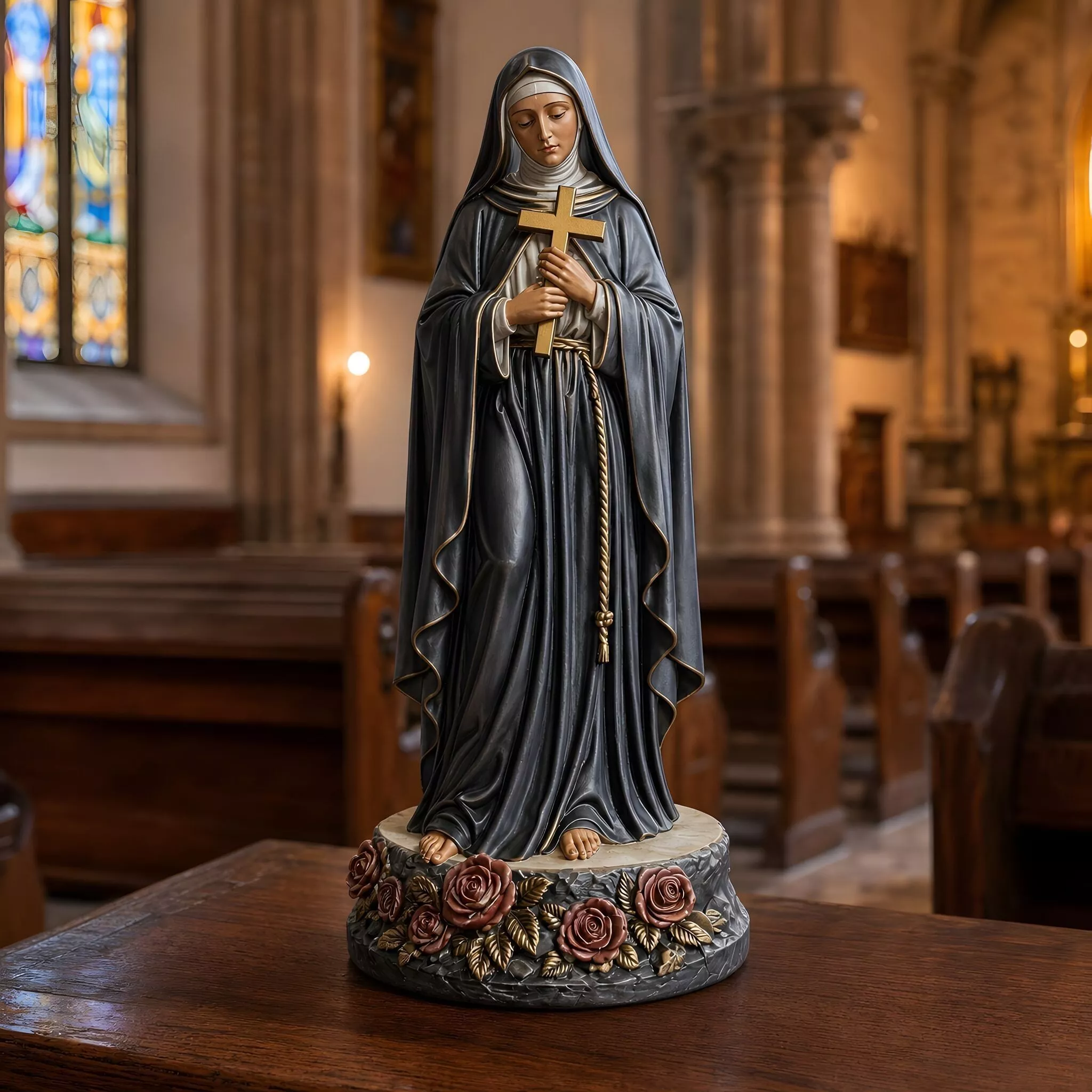 Saint Rita Of Cascia Bust 3D Print Model 3D print model