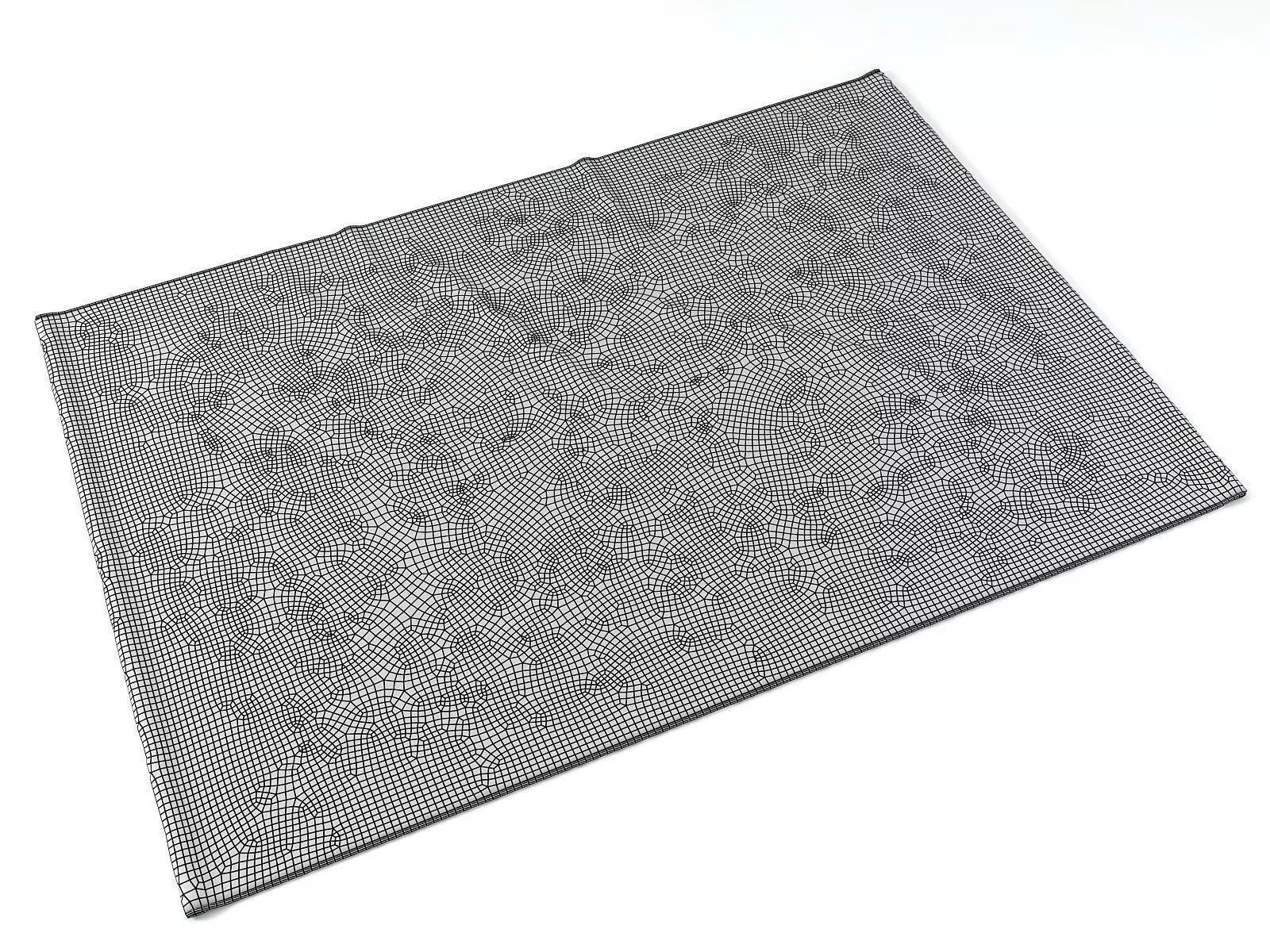 Agasta Short Pile Rug 3D model_3