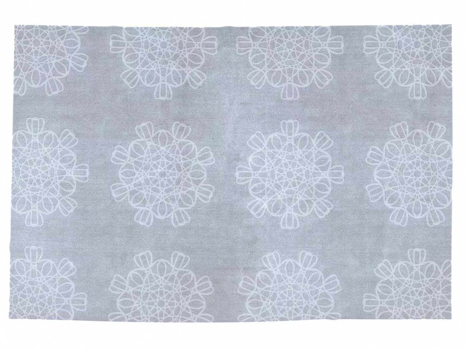 Arabesque snowflake baby blanket 3D model_1