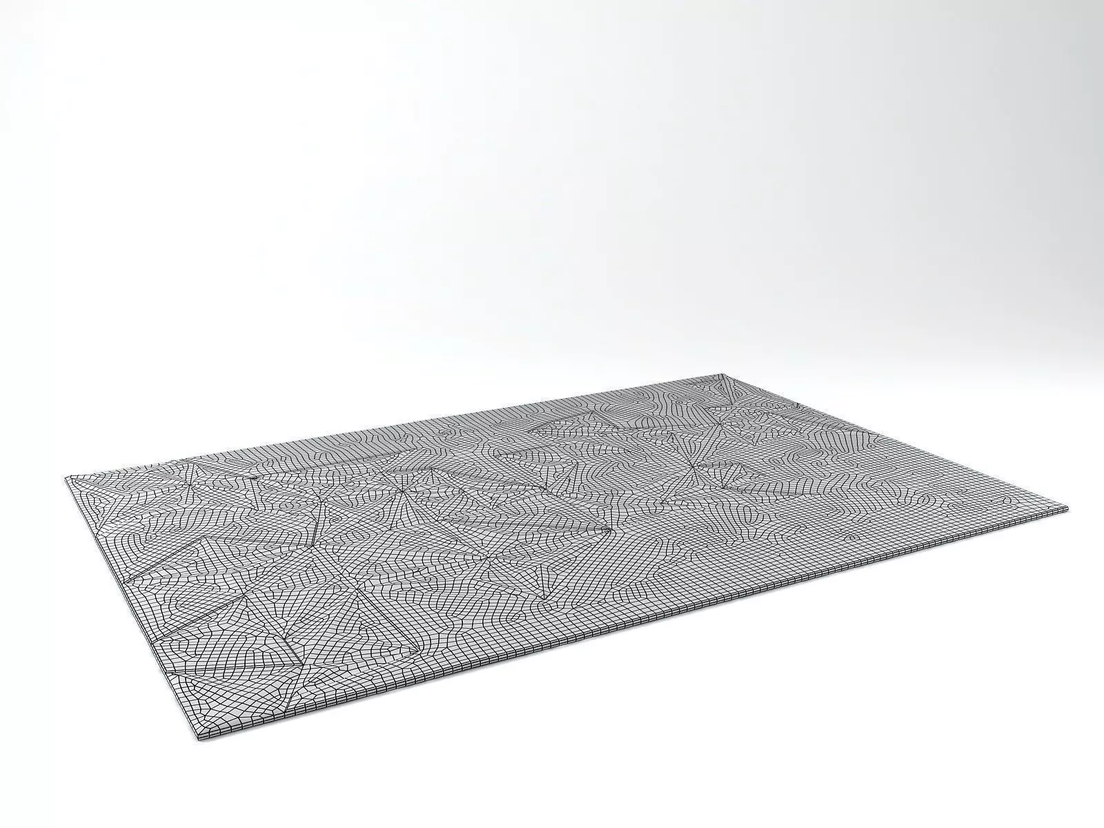 Pliages Rug 3D model_3