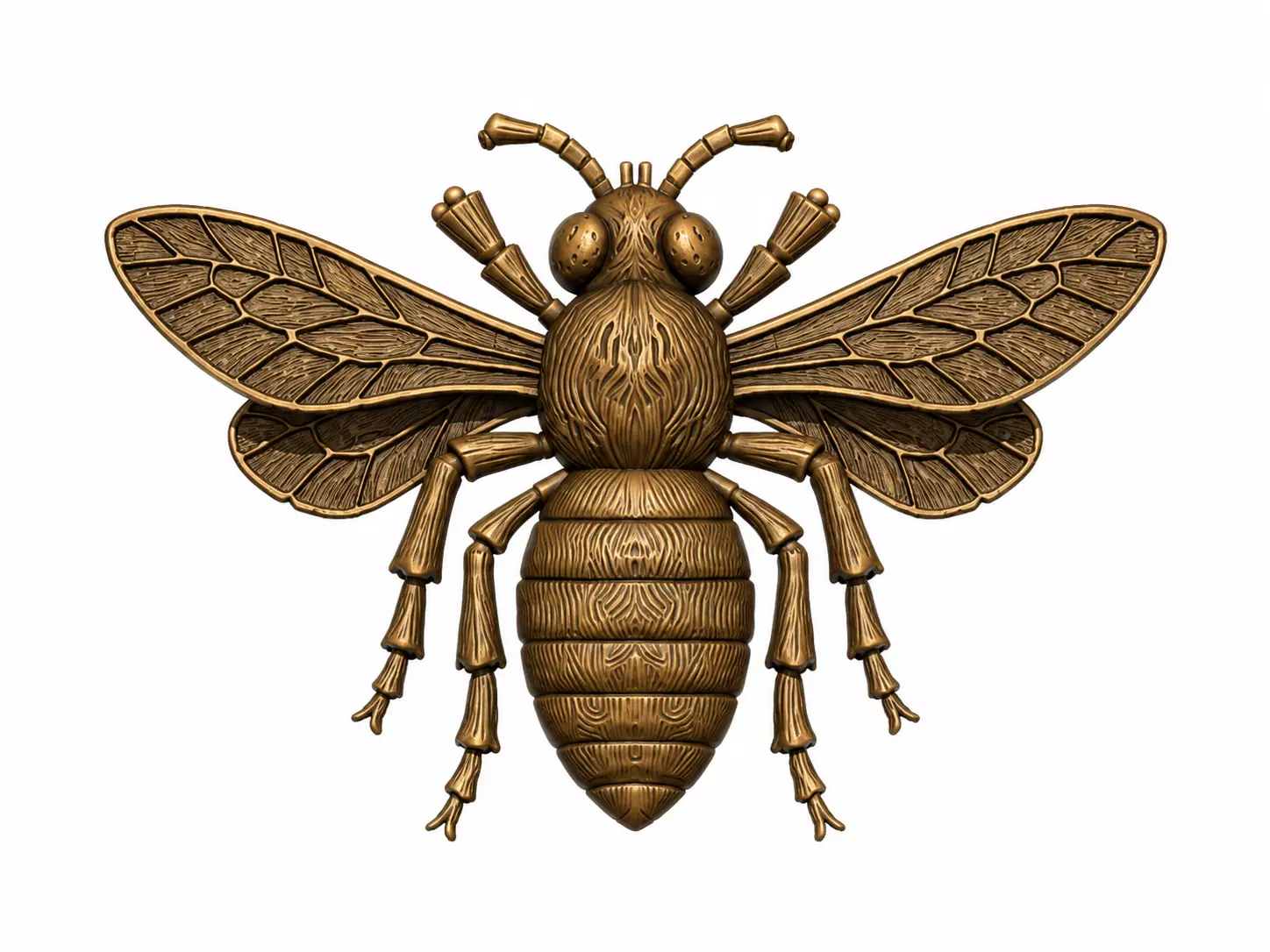 Brooch Bee Brooch Silver Brooch Trending Brooch 3D print model