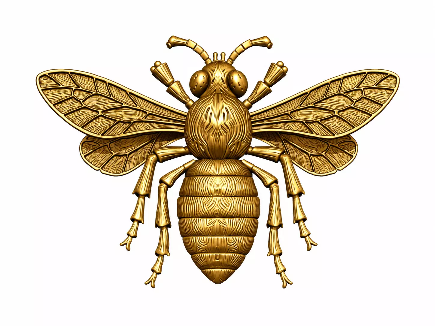 Brooch Bee Brooch Silver Brooch Trending Brooch 3D print model
