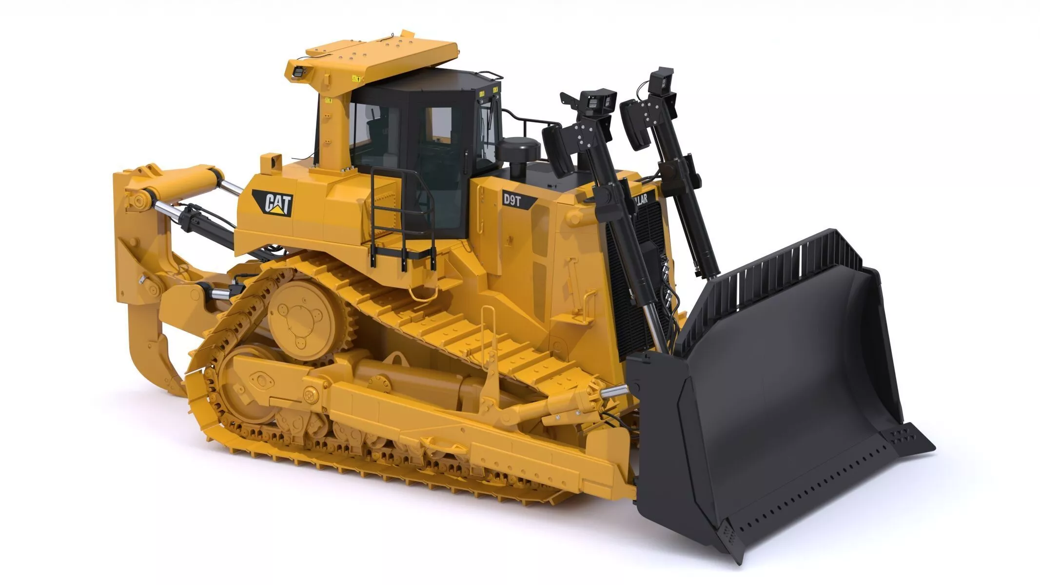 D9T Track-Type Tractor Dozer 3D model