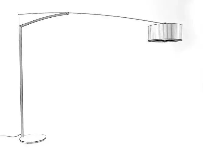 Balance arc floor lamp