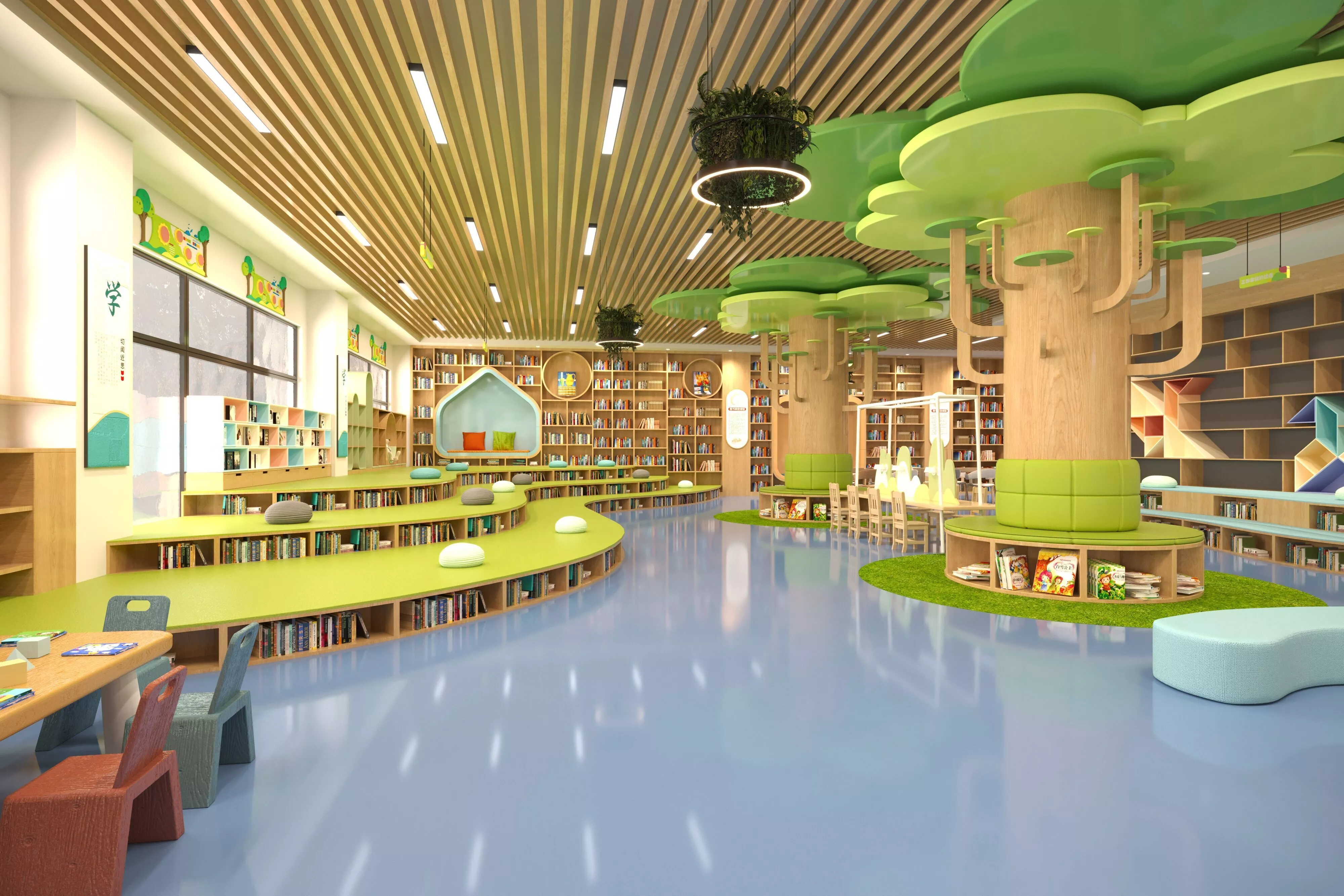 Childrens Library 3D model