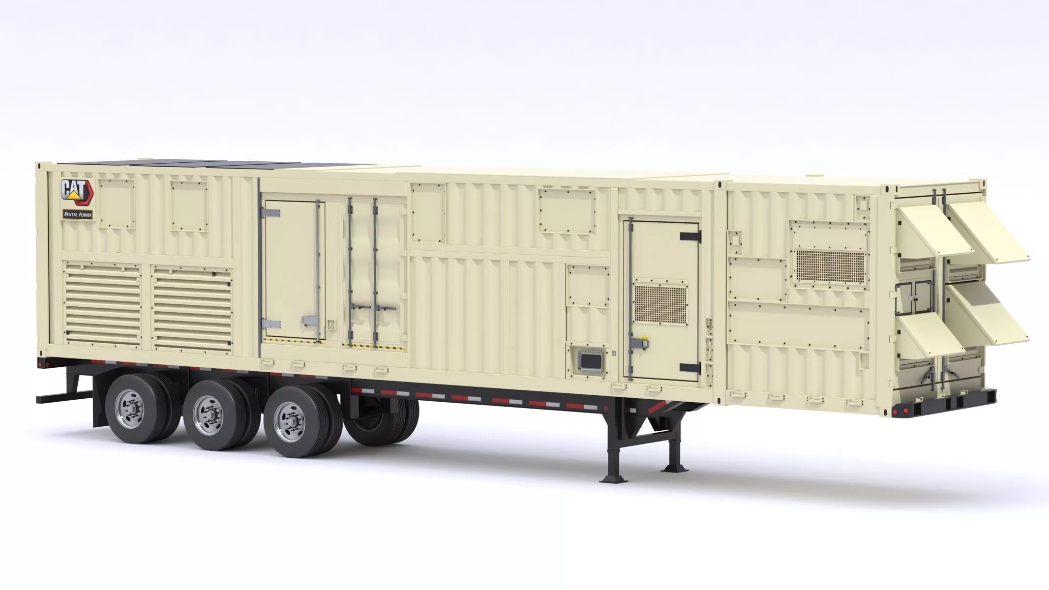 CAT Mobile Generator Sets XQ2280 Tier 4 Final 3D model