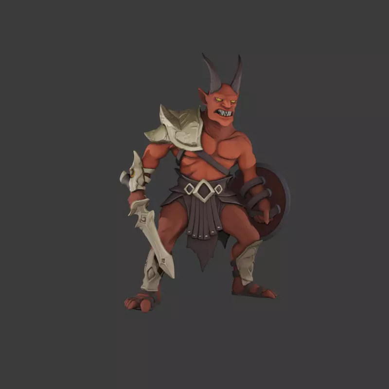 Infernal Gladiator 3D model