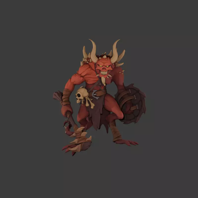 Infernal Soldier 3D model