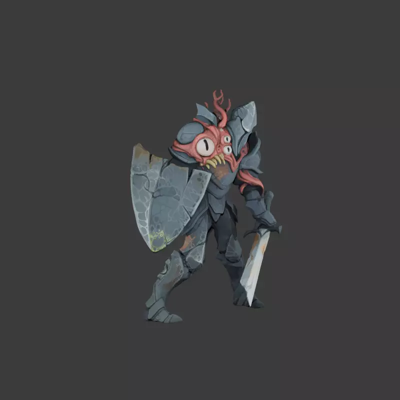 Demonic Parasite 3D model