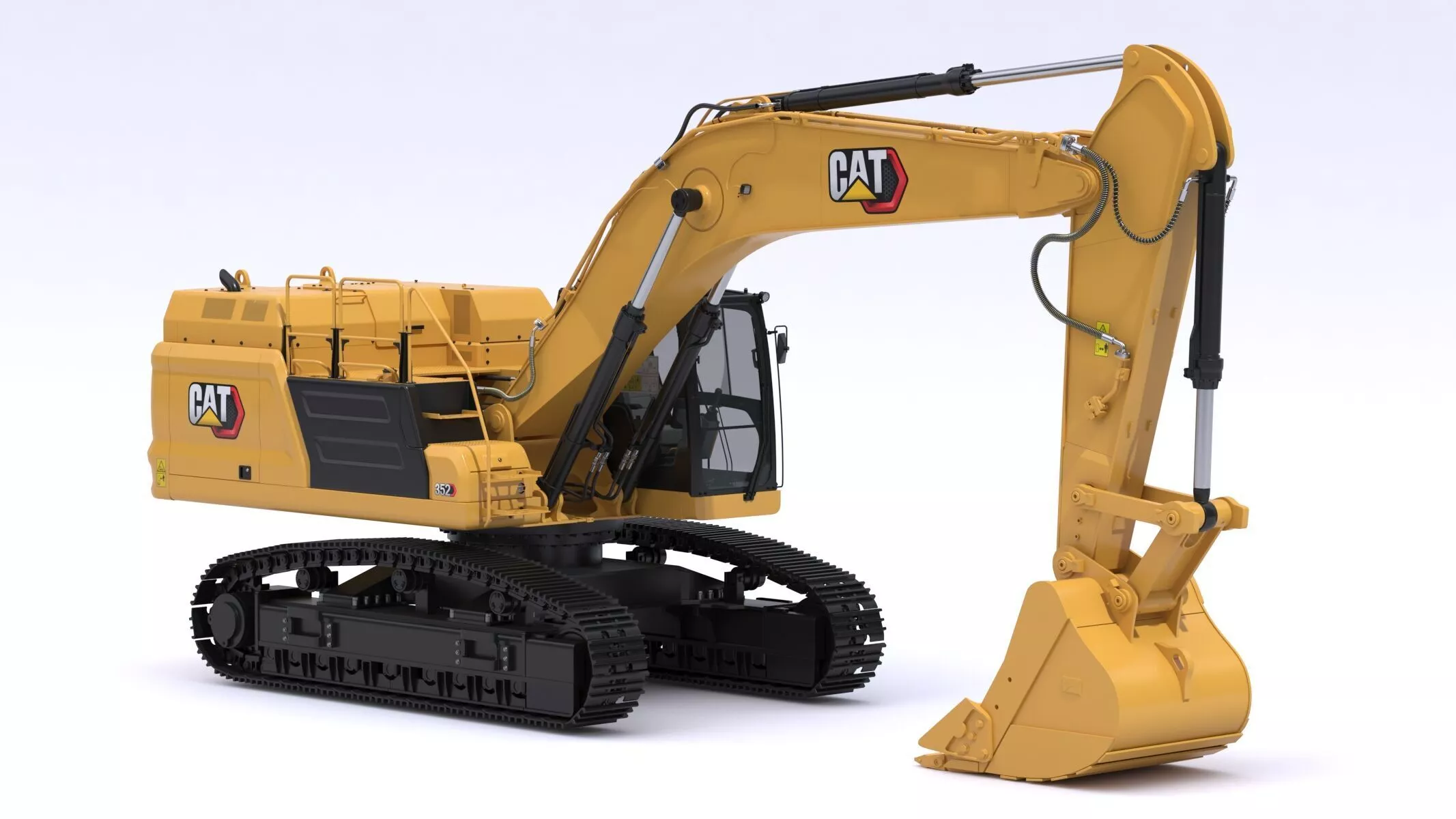 Cat 352 Tier 4 Stage V Large Hydraulic Excavator 3D model